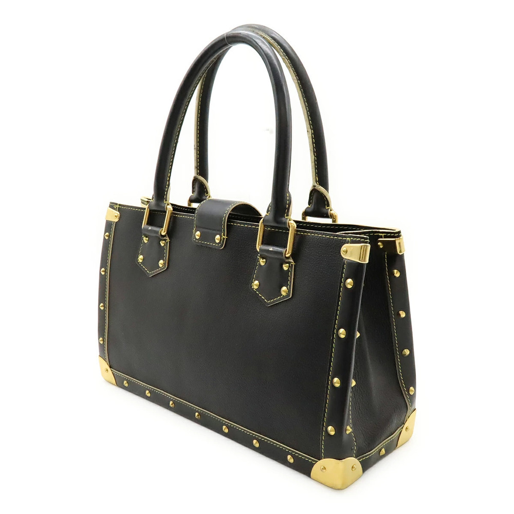 Louis Vuitton Bag Black Suhali Fabulous Tote Handbag Studded Noir Leather